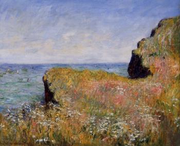 尅勞德 莫奈 Edge of the Cliff, at Pourville